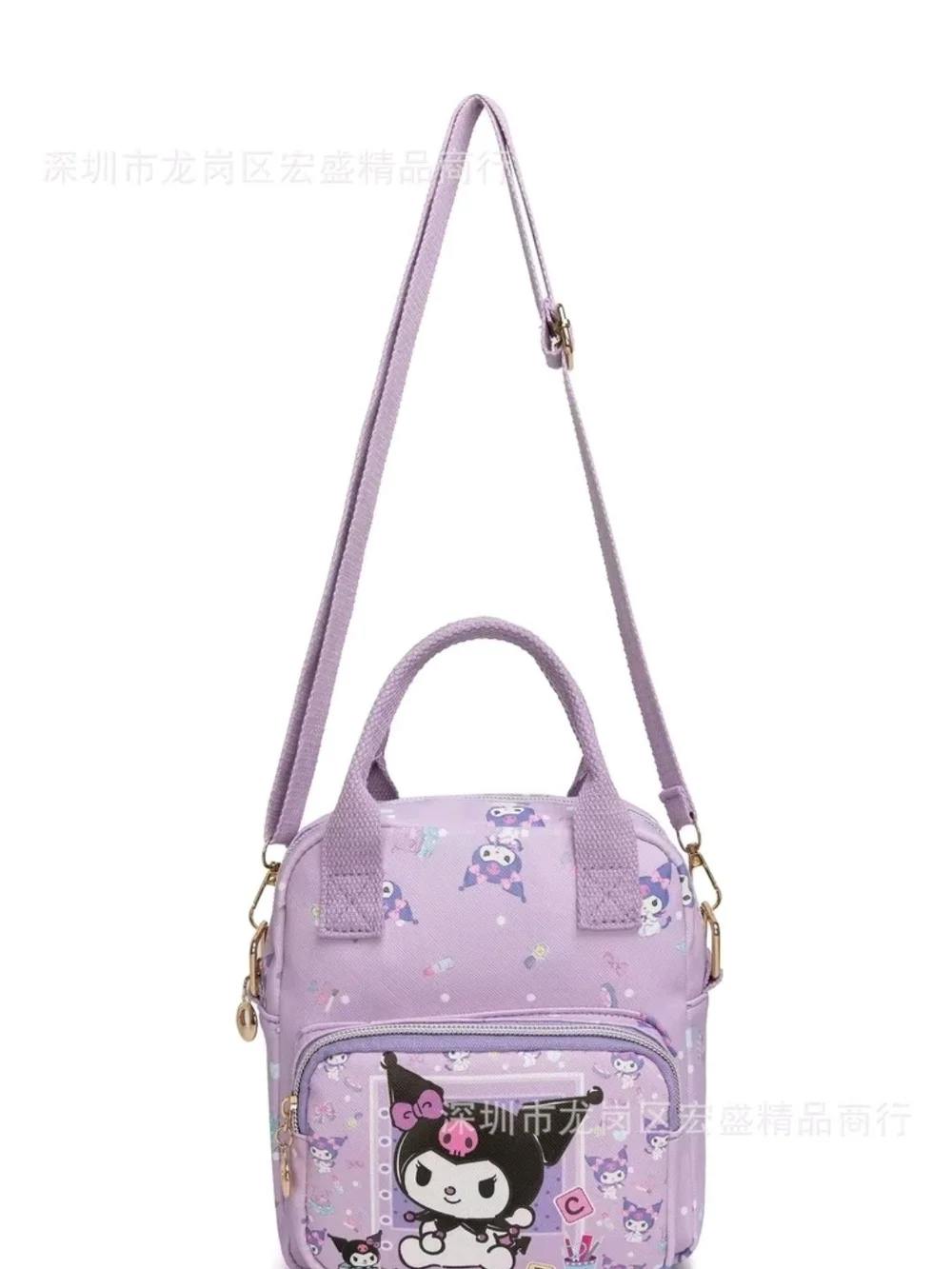 Cute Sanrio Hello Kitty Leather Women'S Messenger Bag Cartoon Kuromi Melody